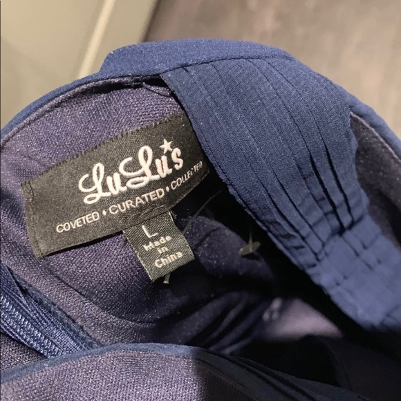 Lulu’s Navy Blue Maxi Dress - Picture 8 of 8